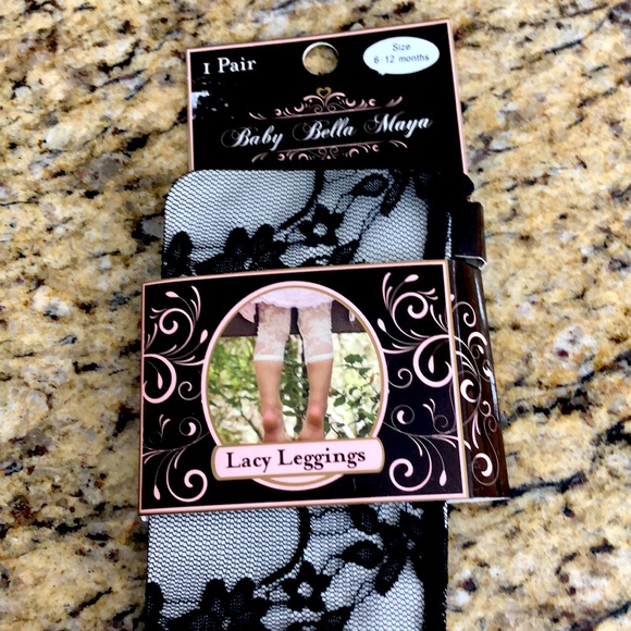 Baby Bella Maya Lacy Leggings - Picture 1 of 4